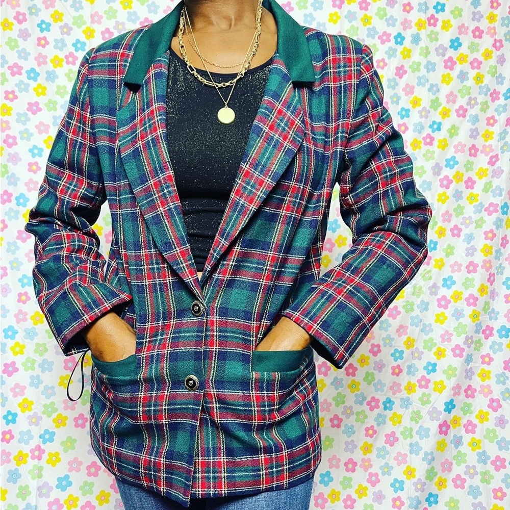Perfect condition Graff vintage blazer. 2 small front pockets. Size 8. - Picture 3 of 5
